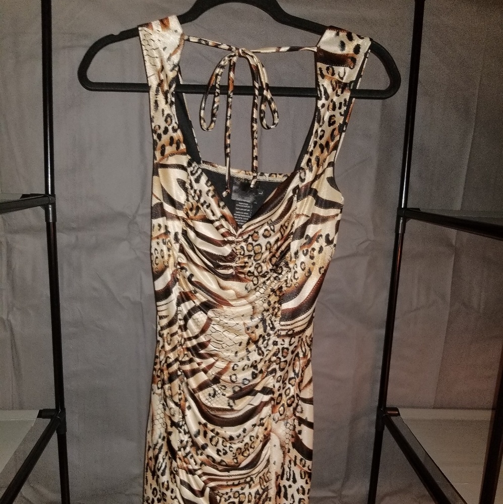 Animal print dress